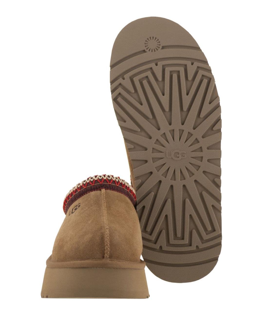 UGG Бежевые нубуковые ботинки, фото 5