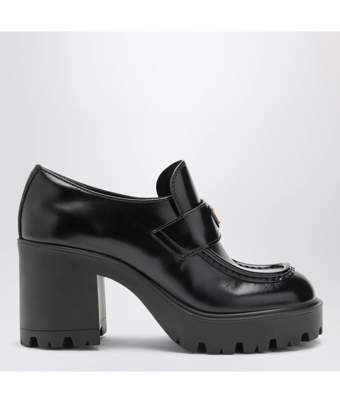 PRADA Черные кожаные туфли, фото 3