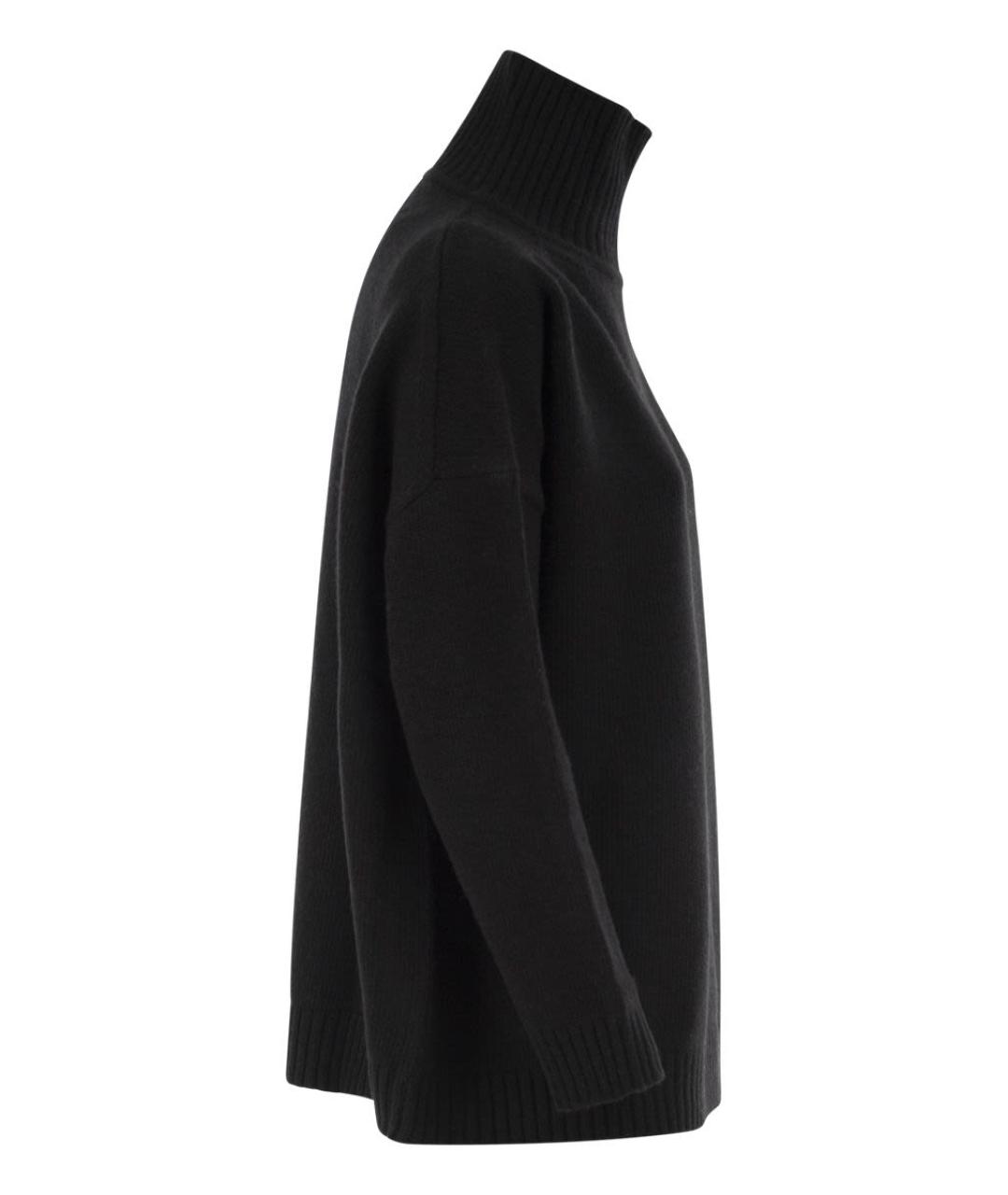 WEEKEND MAX MARA Черный шерстяной джемпер / свитер, фото 3