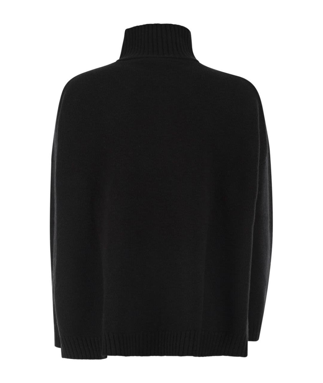 WEEKEND MAX MARA Черный шерстяной джемпер / свитер, фото 2