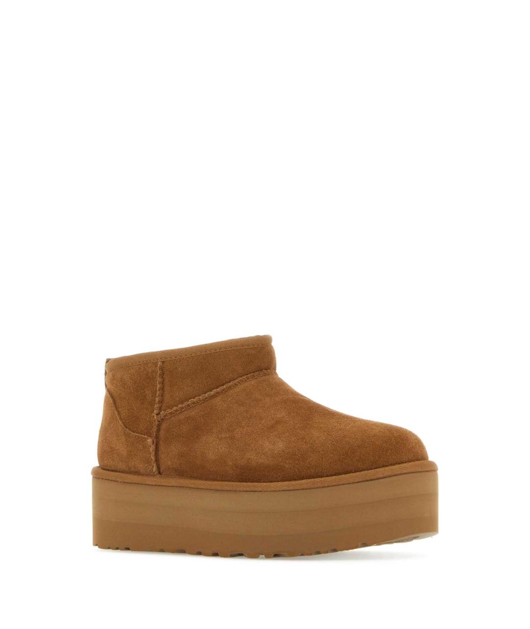 UGG Коричневые нубуковые ботинки, фото 2