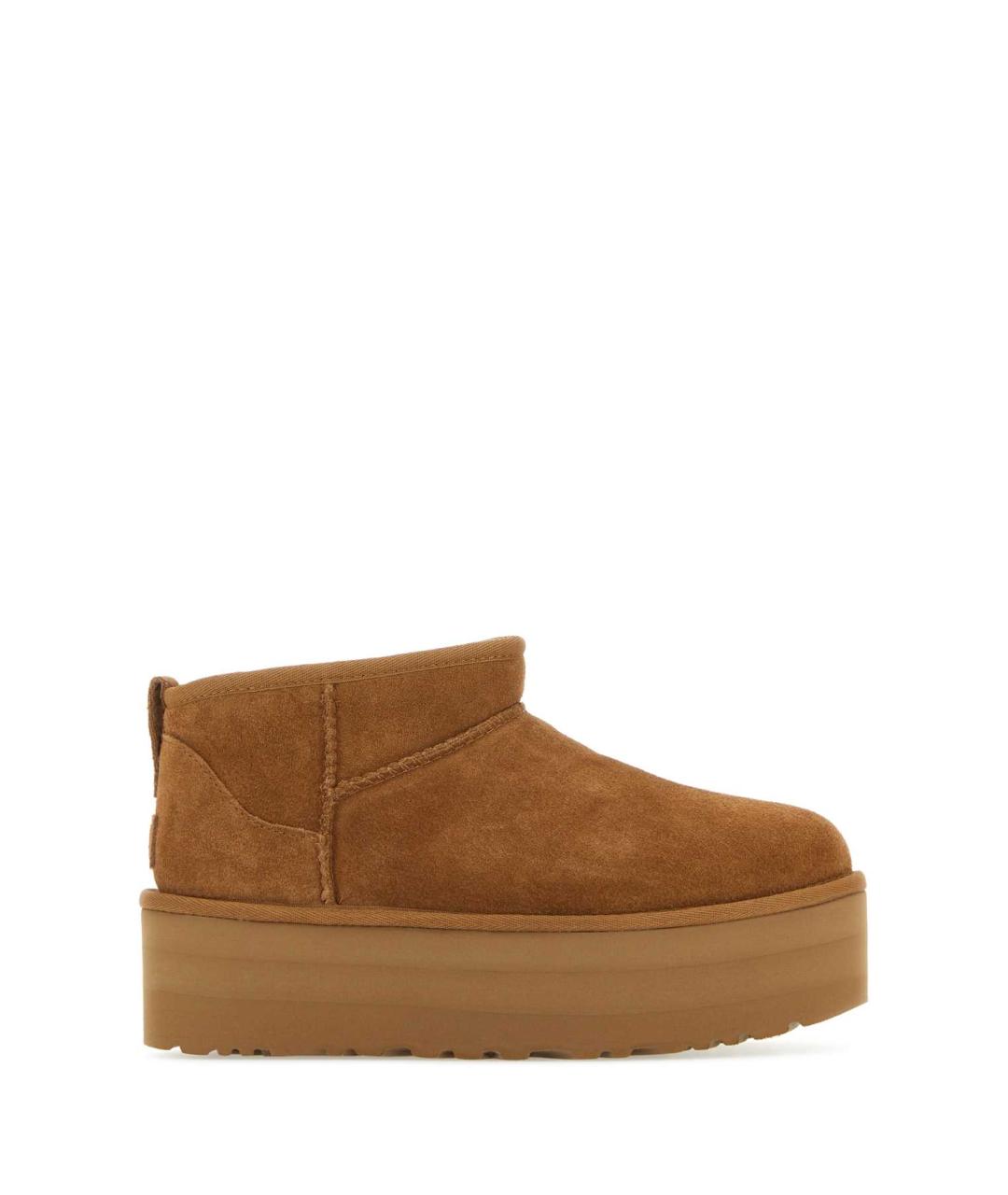 UGG Коричневые нубуковые ботинки, фото 1