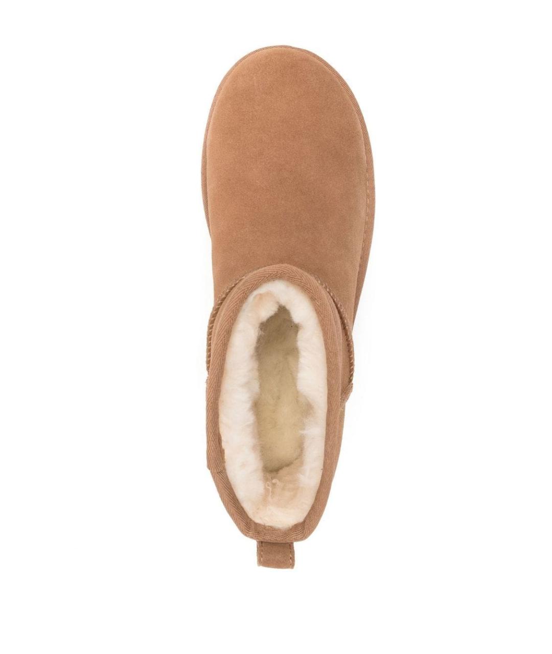 UGG Коричневые нубуковые ботинки, фото 3