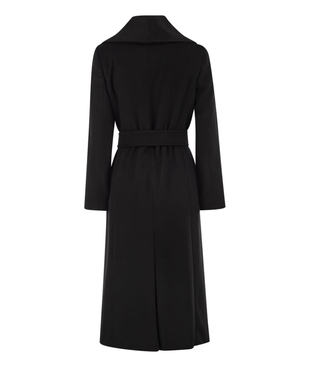 MAX MARA Черное шерстяное пальто, фото 2
