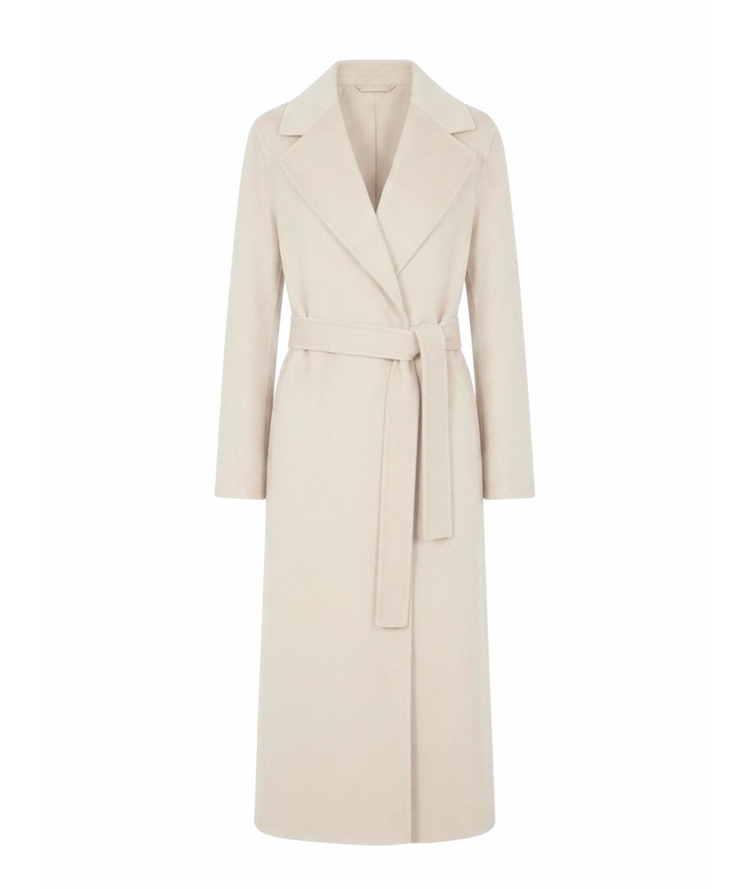 'S MAX MARA Бежевое шерстяное пальто, фото 1