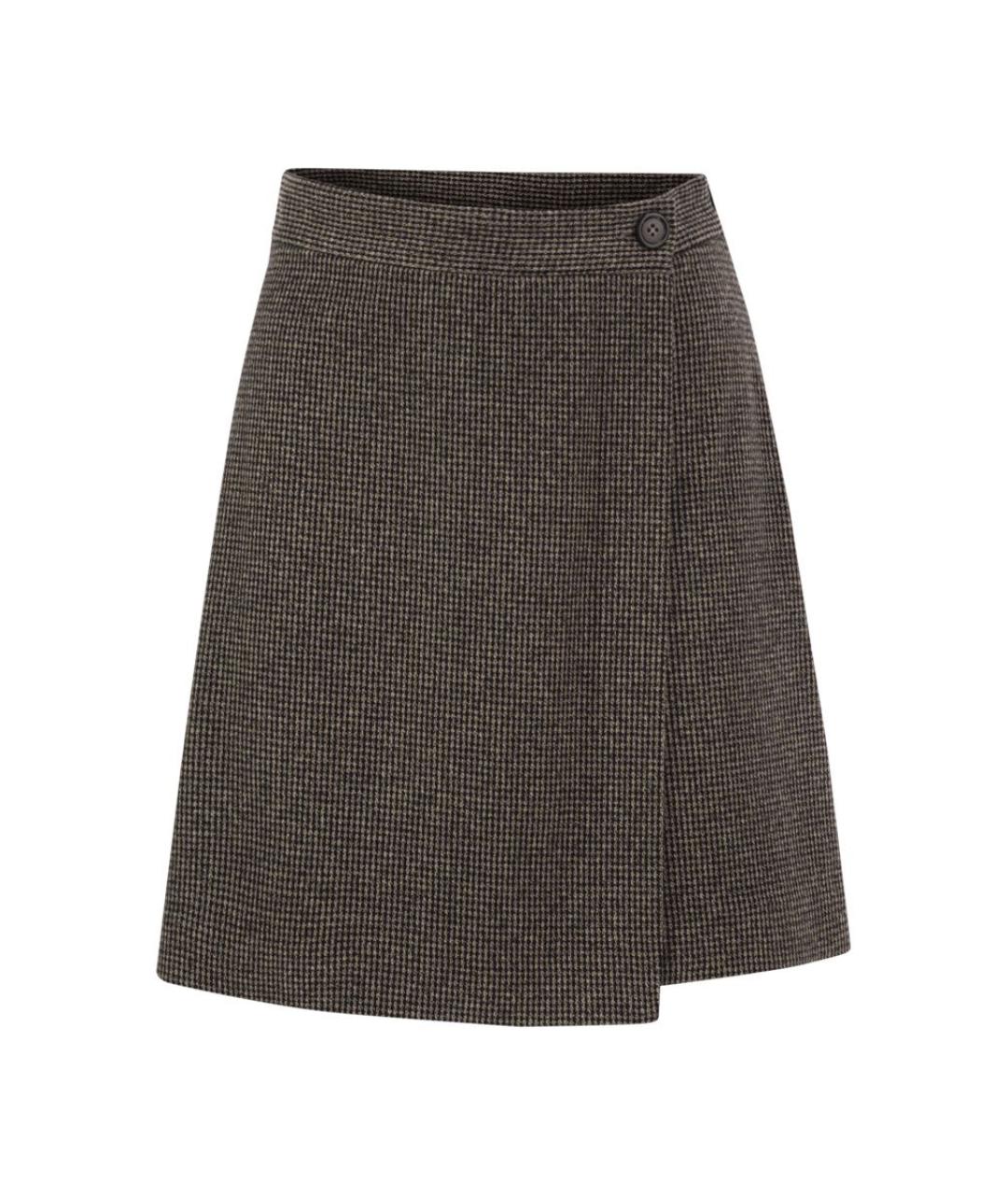 WEEKEND MAX MARA Коричневые вискозные шорты, фото 1