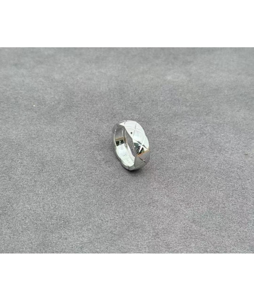 CHANEL Серебряное кольцо из белого золота, фото 5