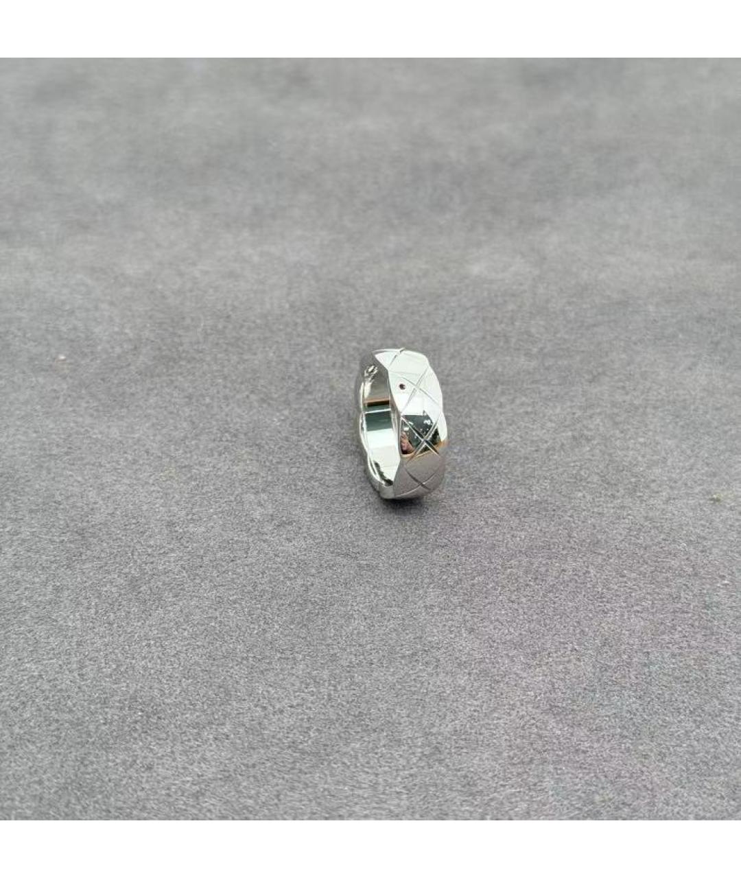 CHANEL Серебряное кольцо из белого золота, фото 4