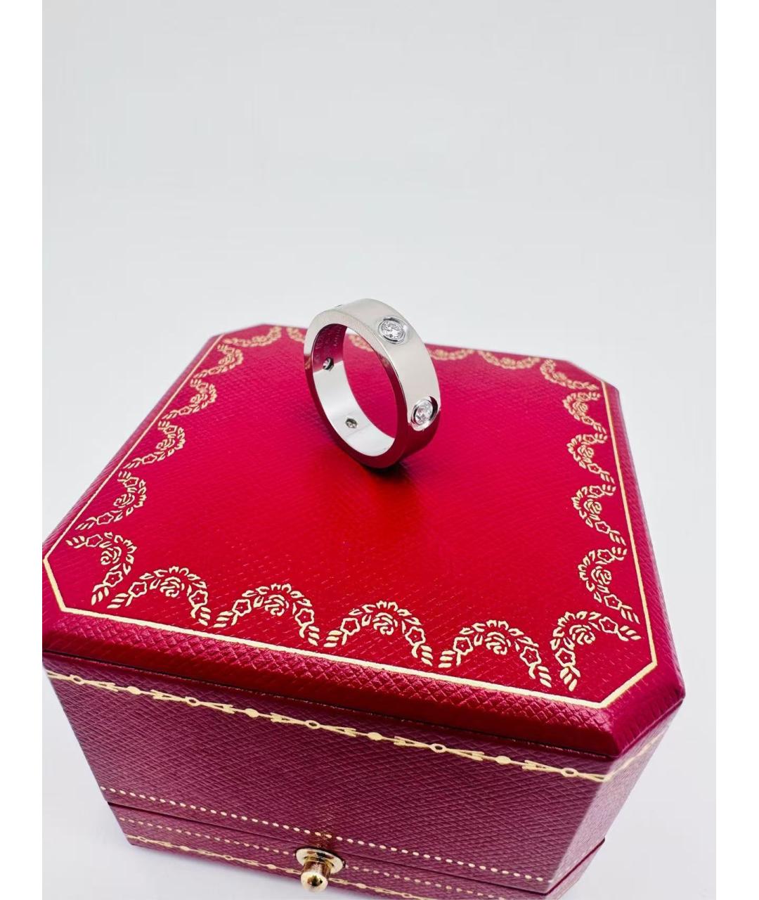 CARTIER Серебряное кольцо из белого золота, фото 4