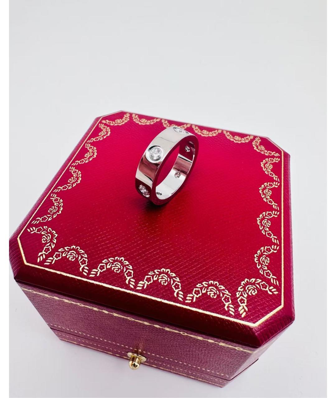 CARTIER Серебряное кольцо из белого золота, фото 5