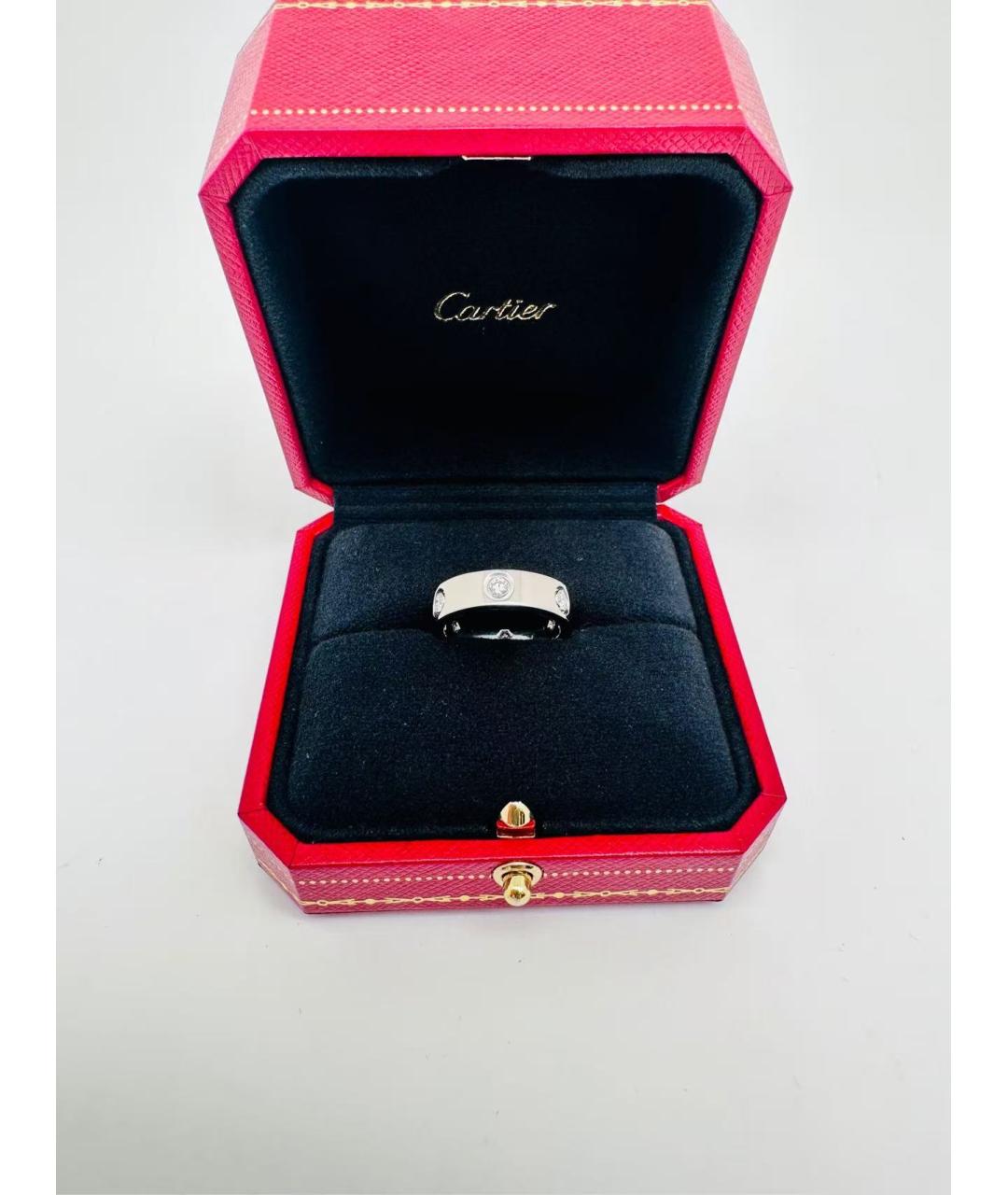 CARTIER Серебряное кольцо из белого золота, фото 2