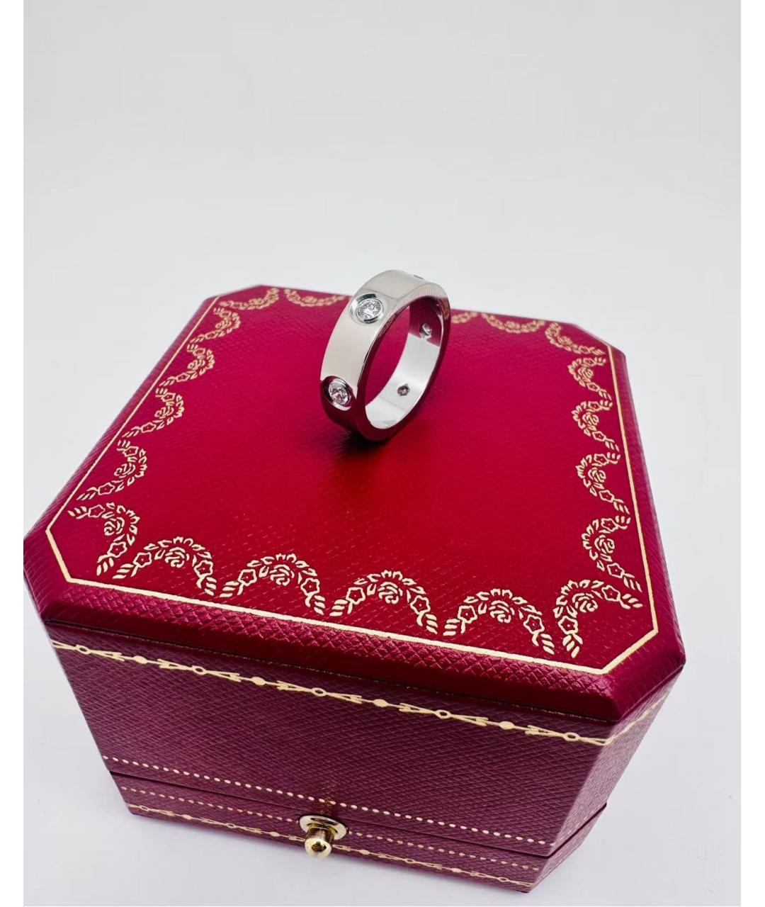 CARTIER Серебряное кольцо из белого золота, фото 3