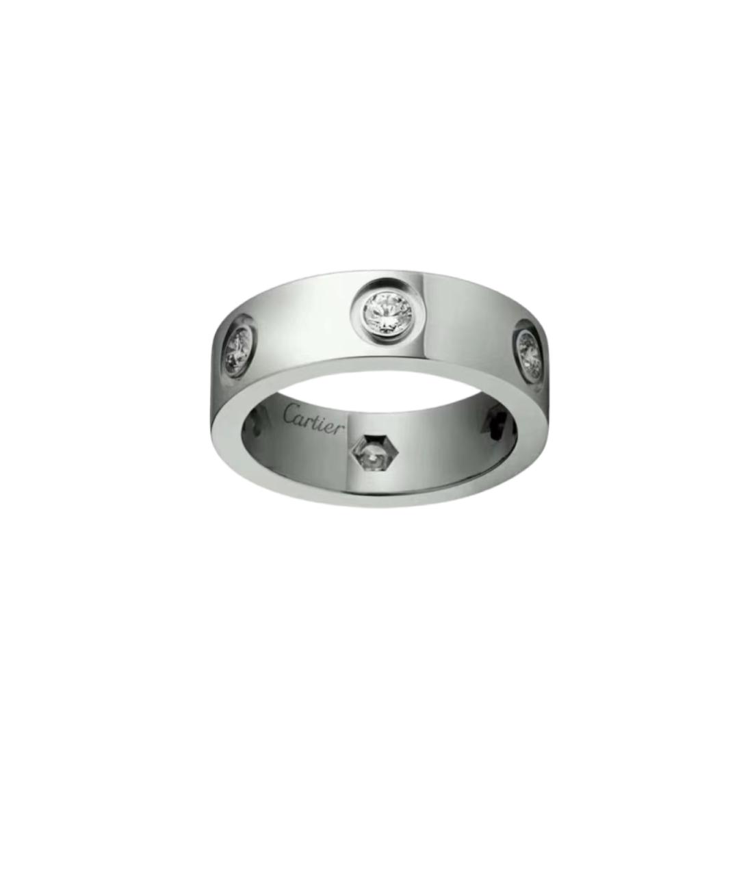 CARTIER Серебряное кольцо из белого золота, фото 7
