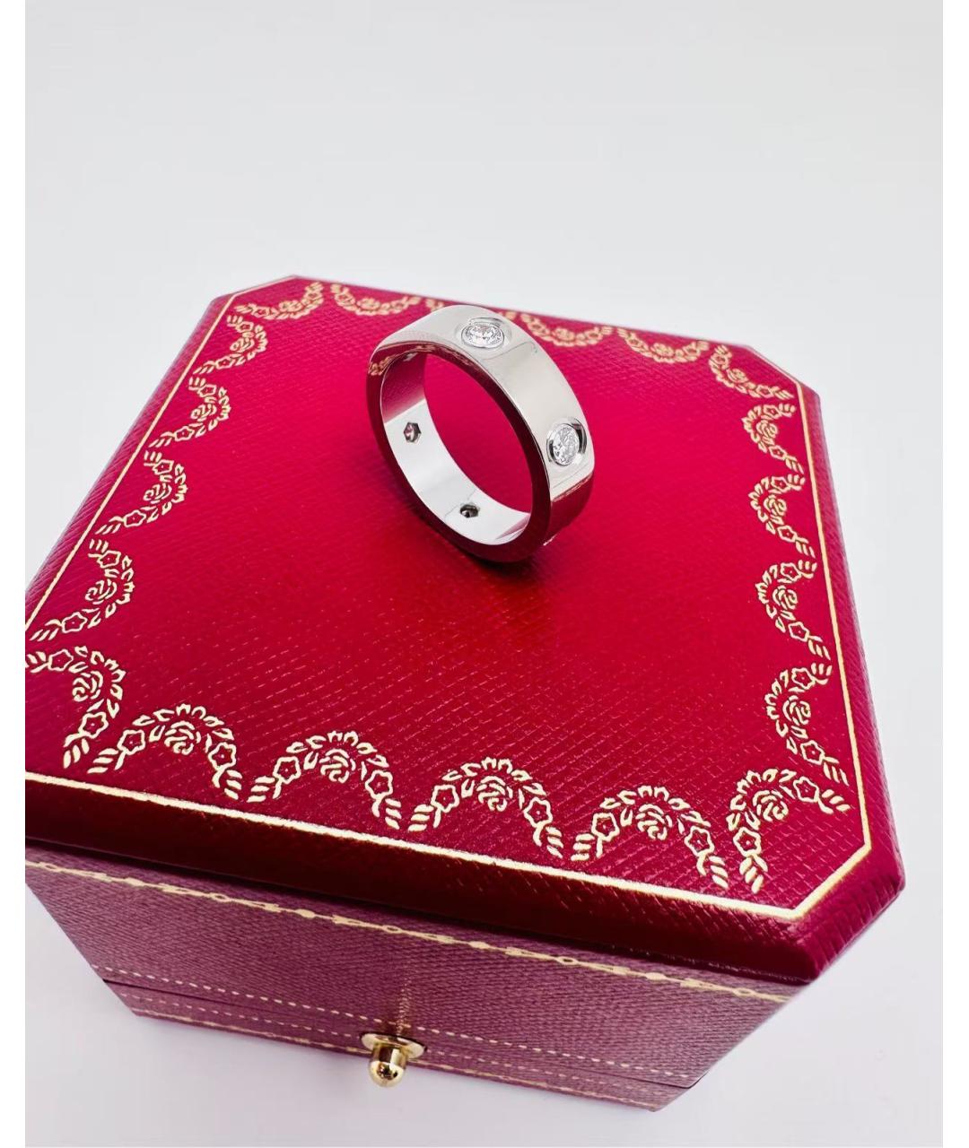 CARTIER Серебряное кольцо из белого золота, фото 6