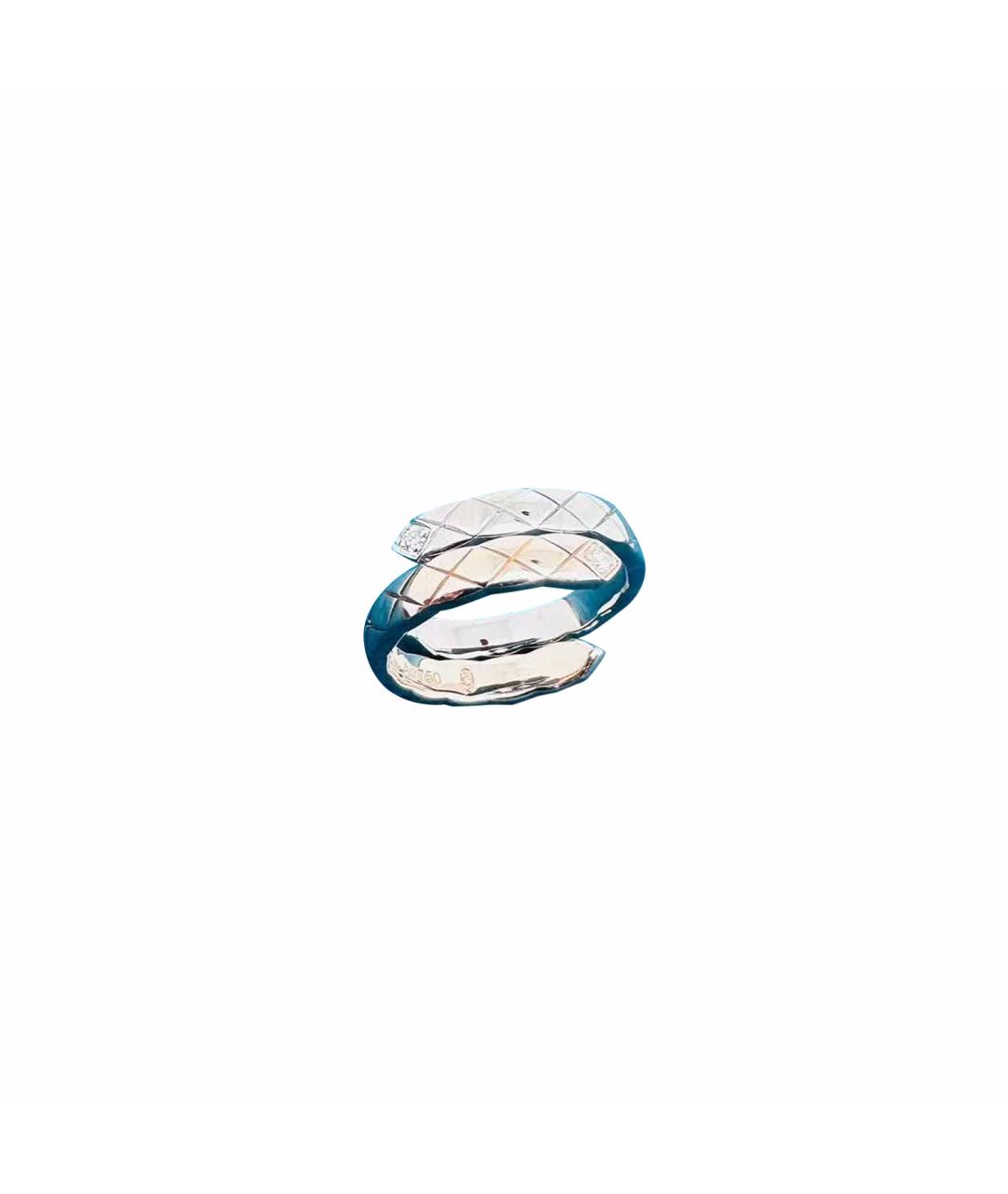 CHANEL Серебряное кольцо из белого золота, фото 1