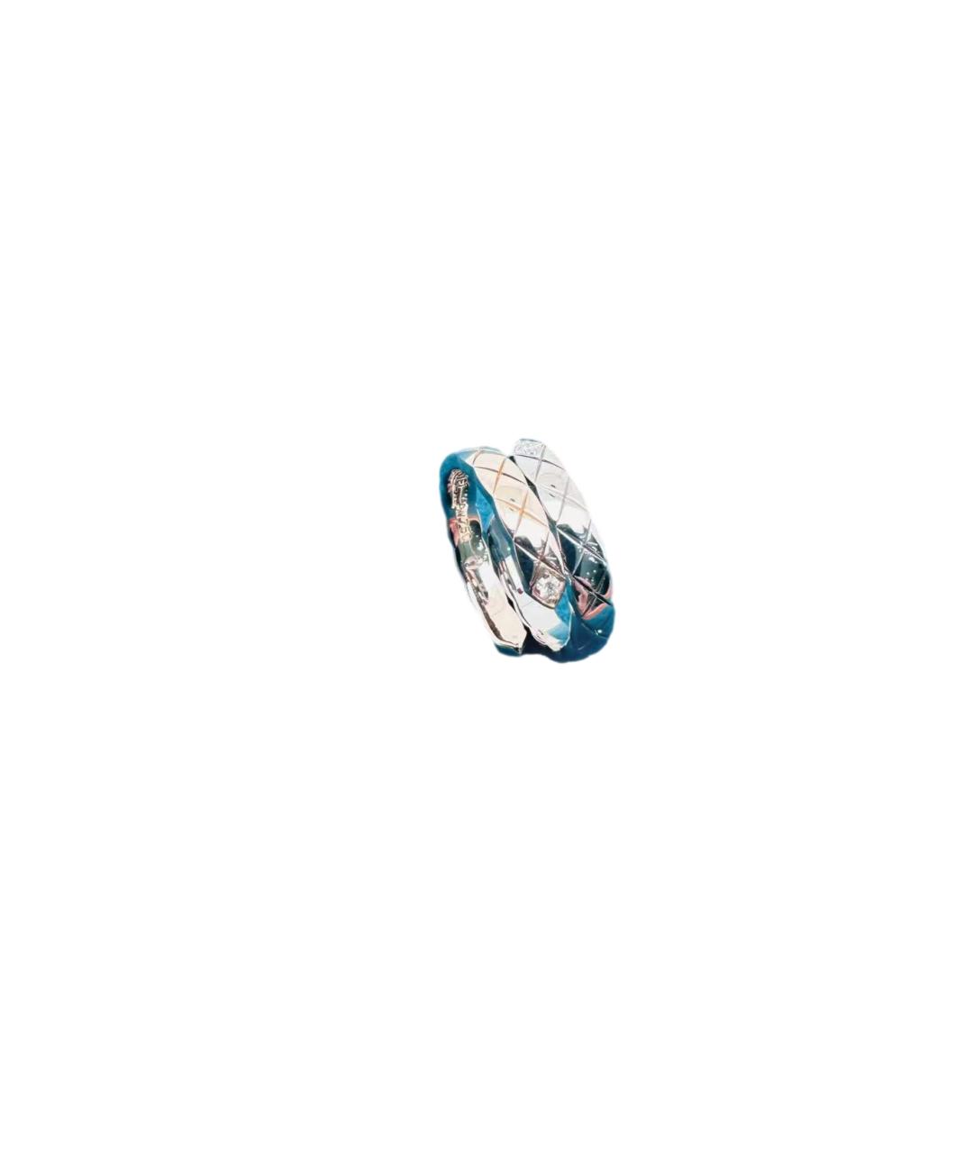 CHANEL Серебряное кольцо из белого золота, фото 2
