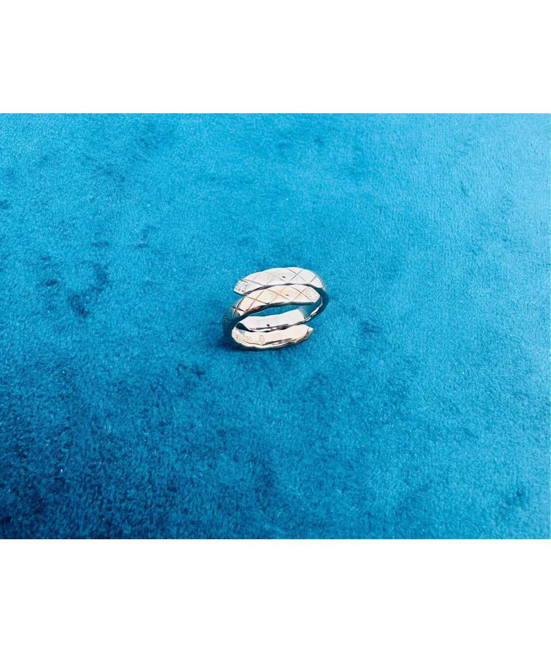CHANEL Серебряное кольцо из белого золота, фото 7