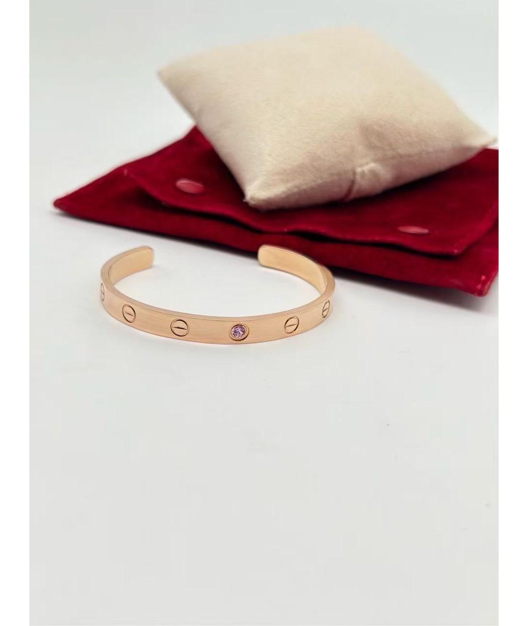 CARTIER Золотой браслет из розового золота, фото 2