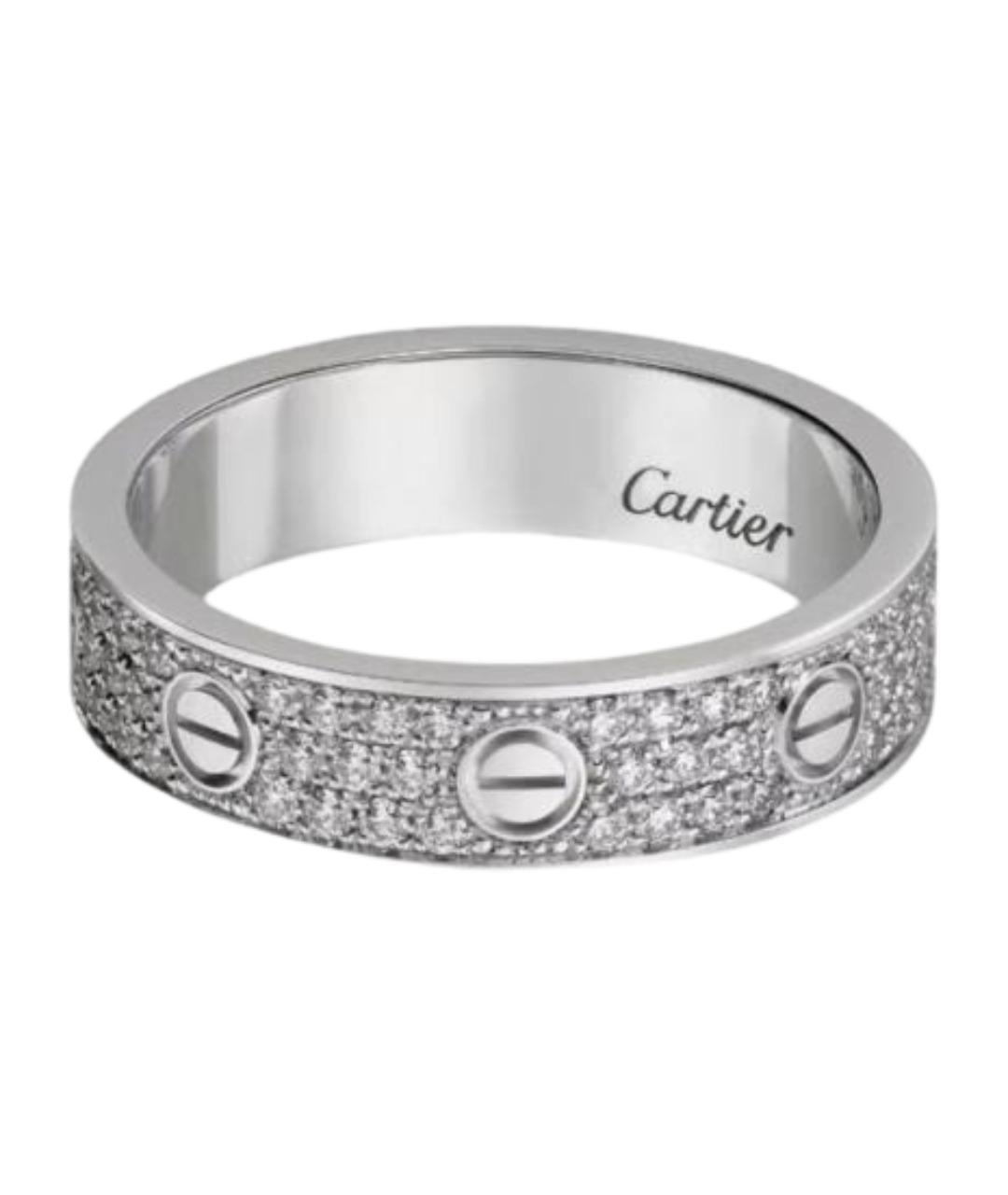 CARTIER Серебряное кольцо из белого золота, фото 1
