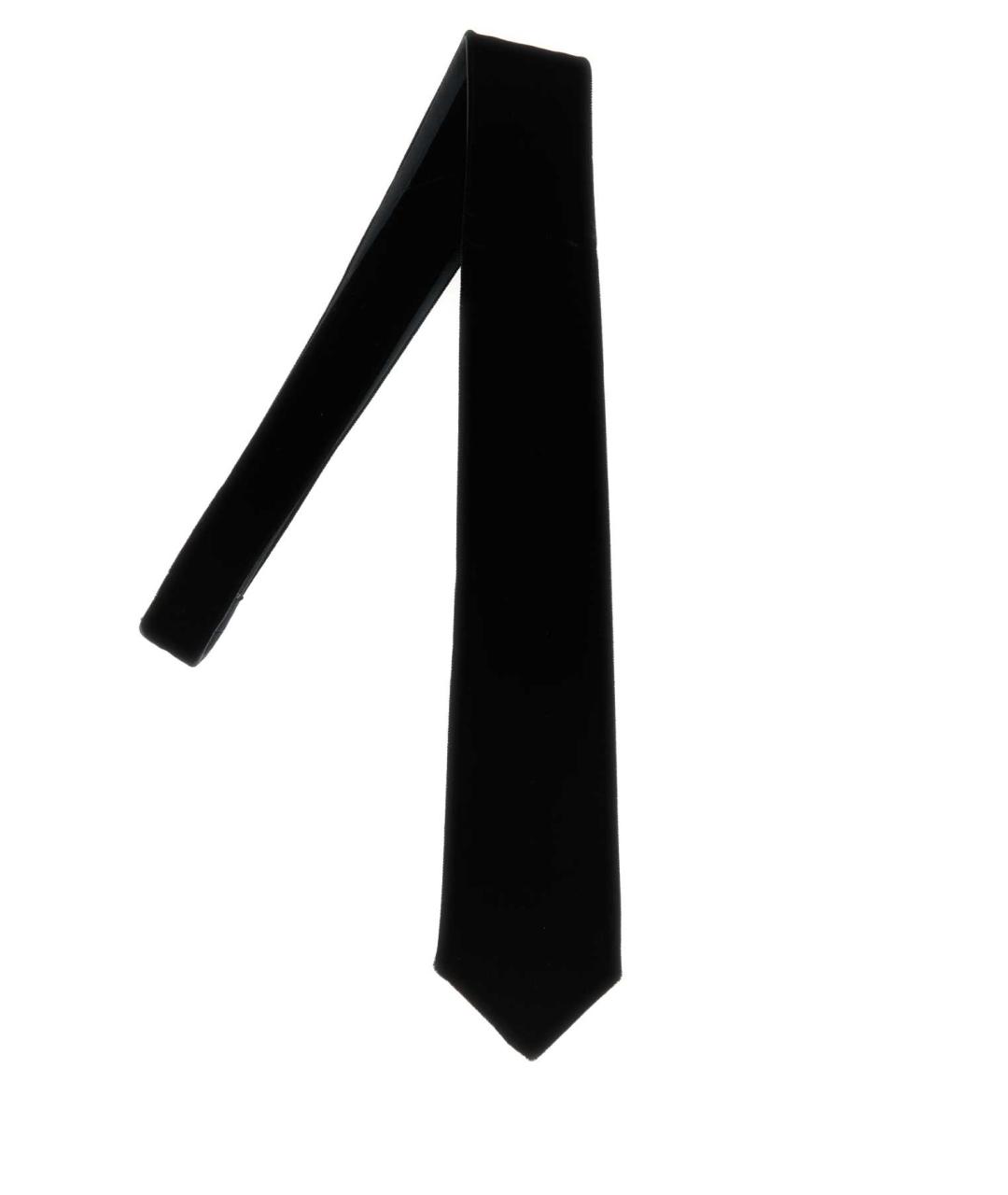 GIORGIO ARMANI Черный шелковый галстук, фото 2