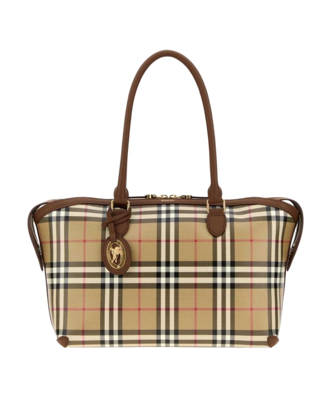 BURBERRY Мульти хлопковая сумка тоут, фото 1