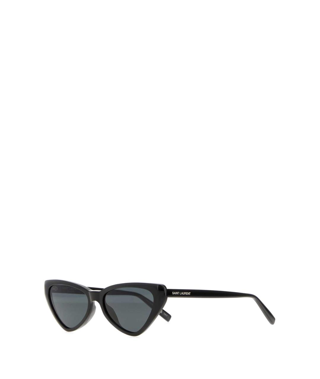 SAINT LAURENT Черные пластиковые солнцезащитные очки, фото 1