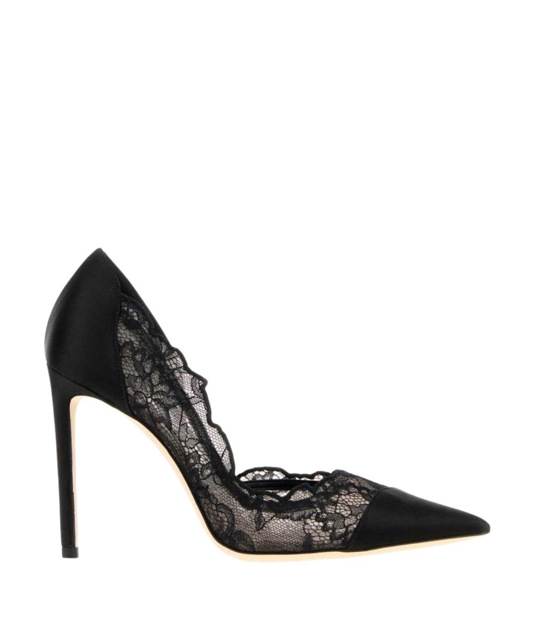 JIMMY CHOO Черные текстильные туфли, фото 1