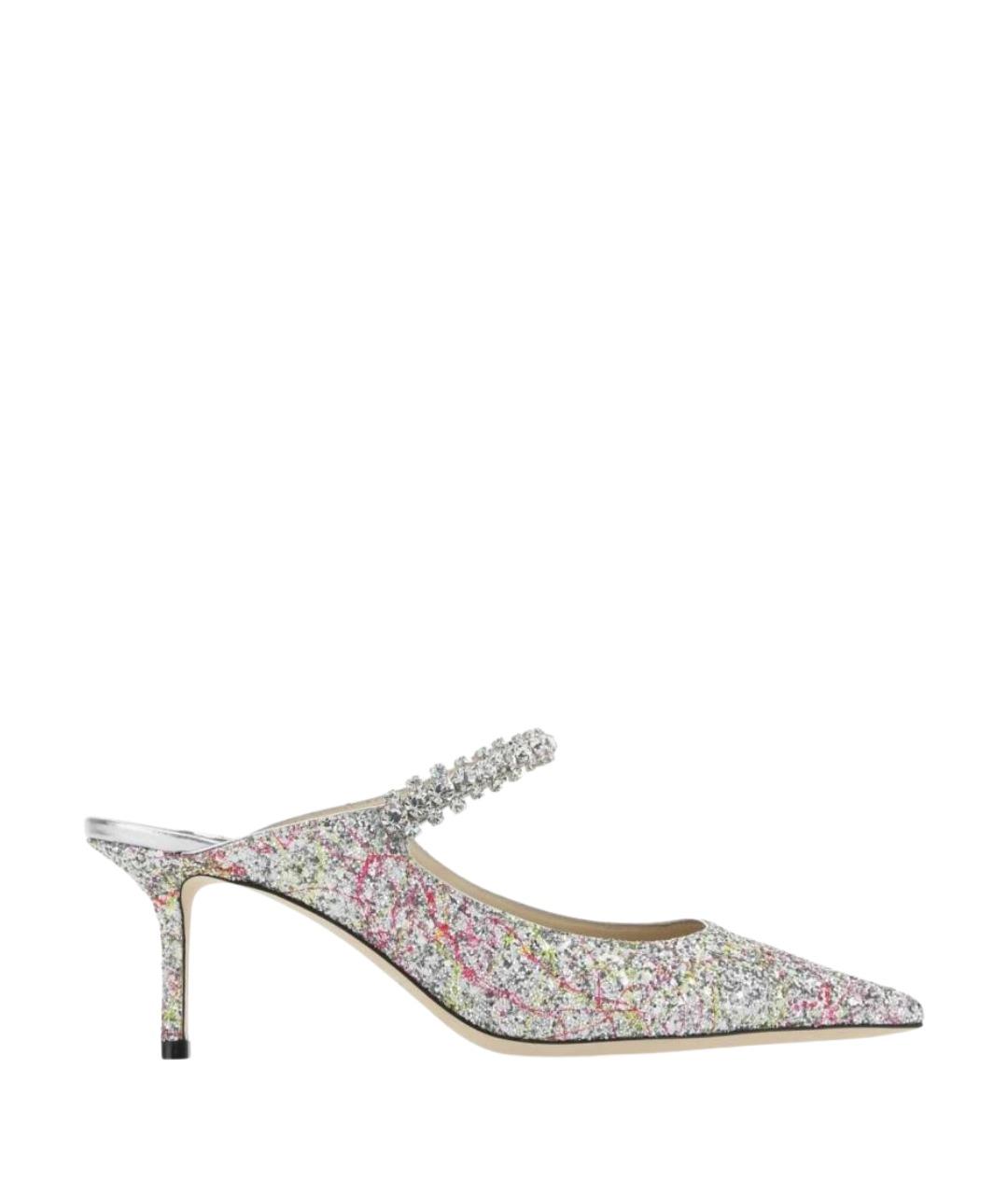 JIMMY CHOO Мульти кожаные мюли, фото 1