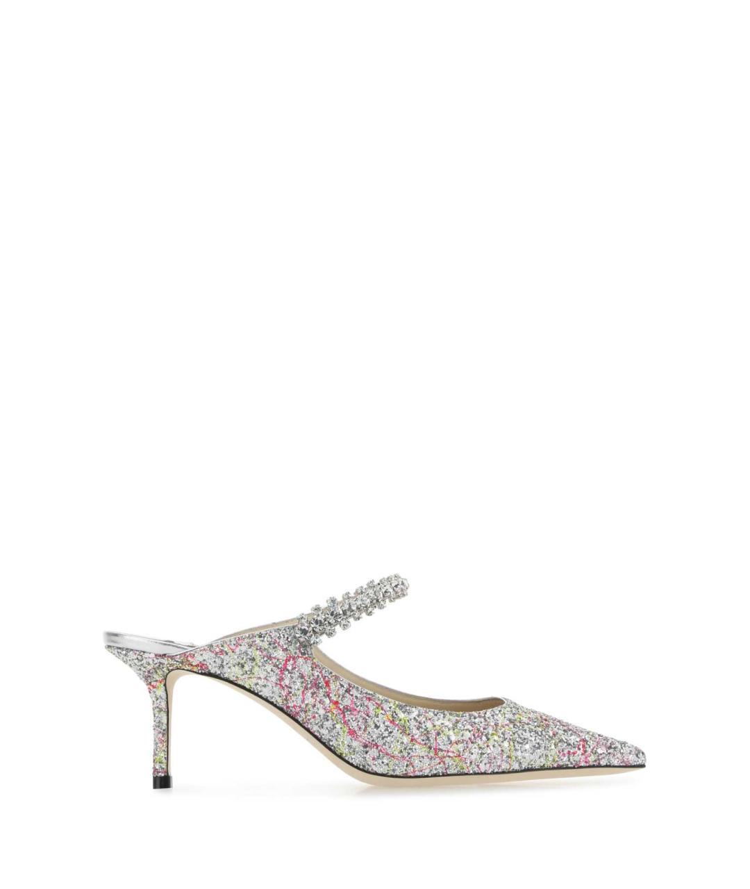 JIMMY CHOO Мульти кожаные мюли, фото 3