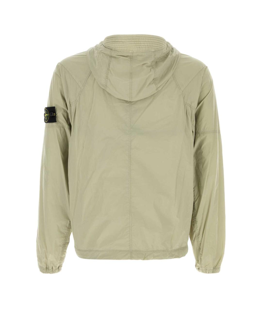 STONE ISLAND Зеленая полиамидовая куртка, фото 2