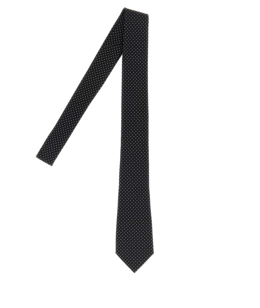 TOM FORD Черный шелковый галстук, фото 2