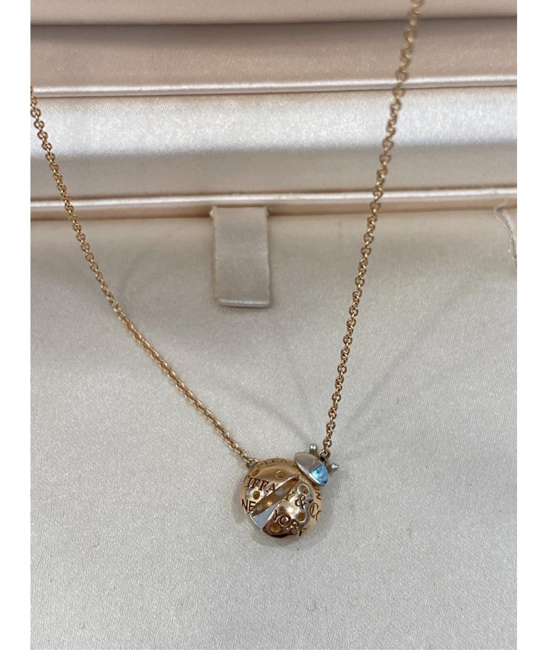 TIFFANY&CO Золотая подвеска из розового золота, фото 7
