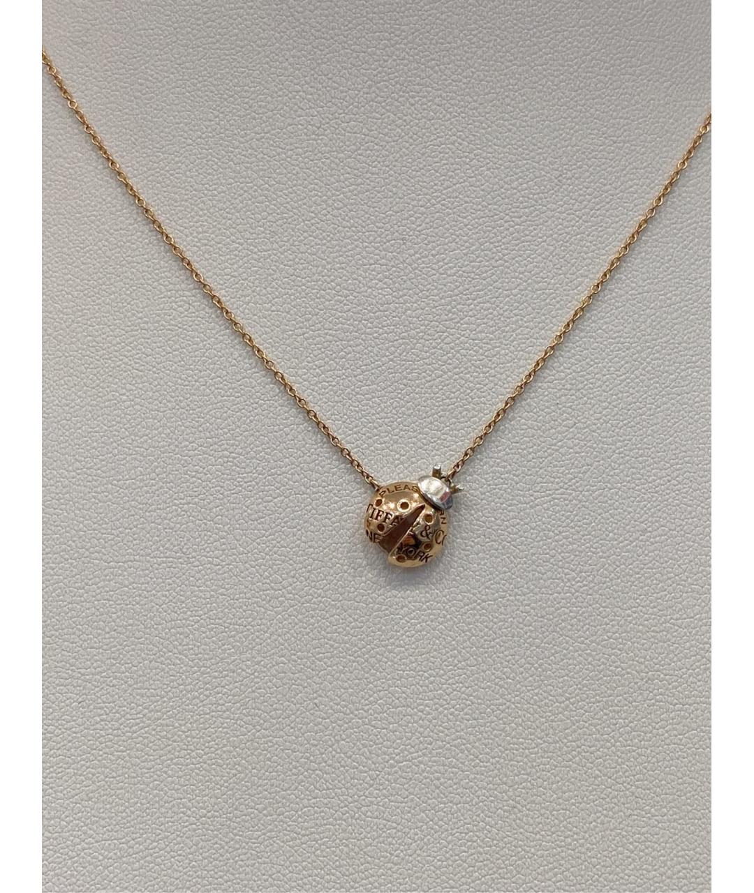 TIFFANY&CO Золотая подвеска из розового золота, фото 2