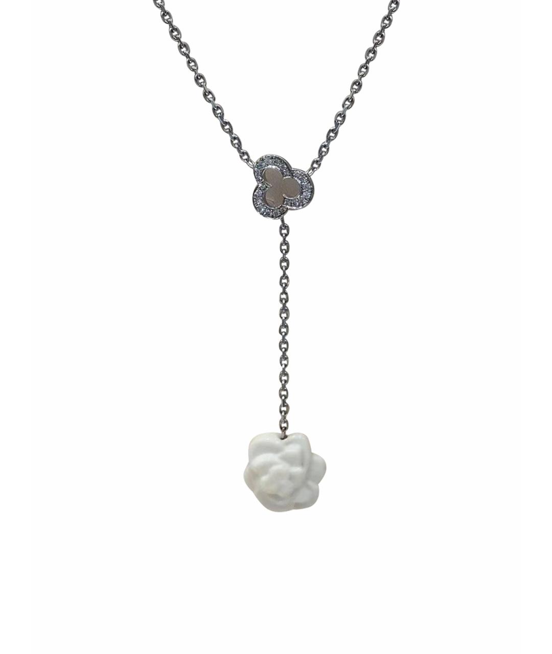 CHANEL Серебряное колье из белого золота, фото 1