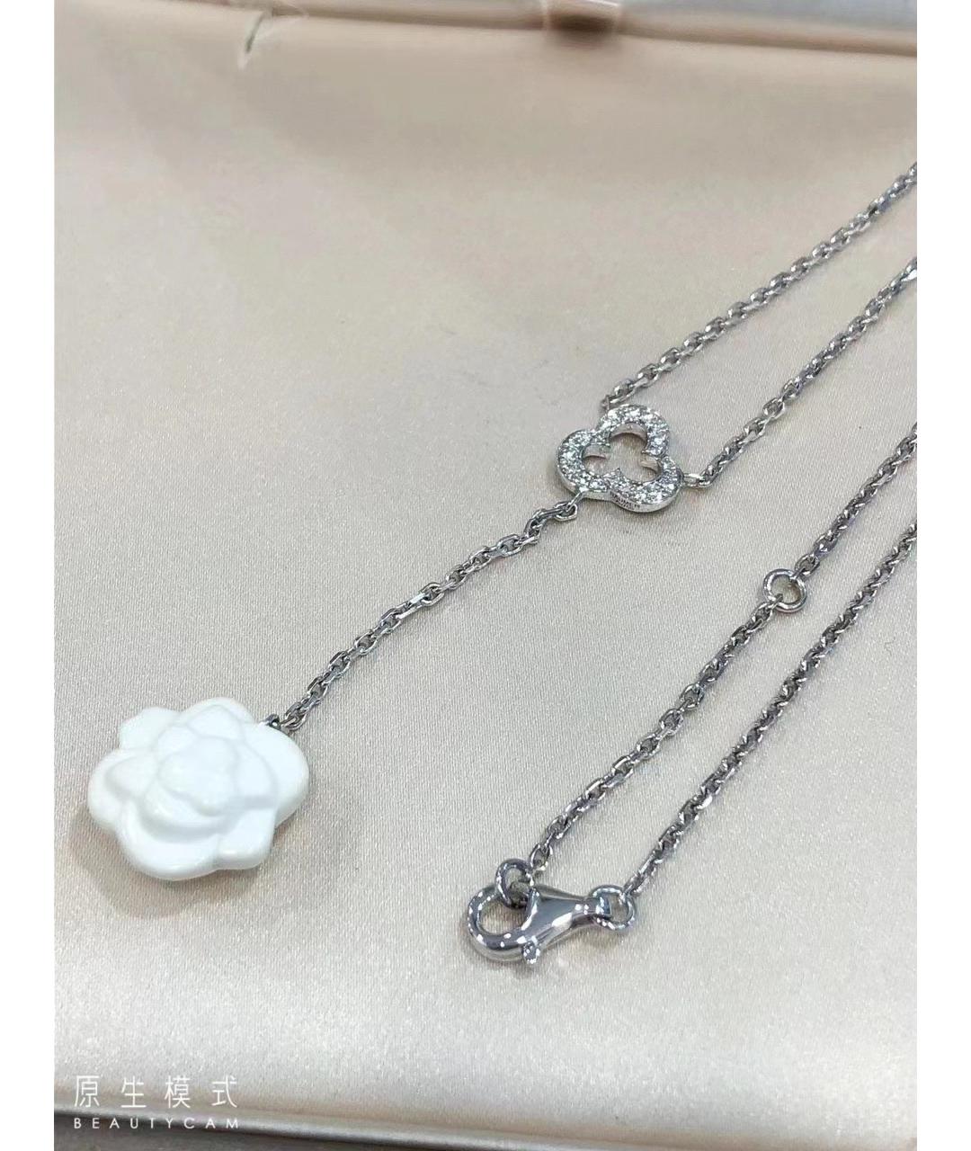 CHANEL Серебряное колье из белого золота, фото 4