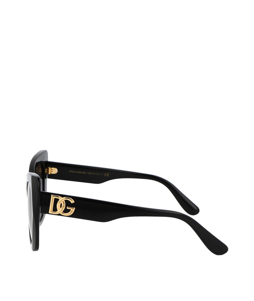 DOLCE&GABBANA Черные солнцезащитные очки, фото 3