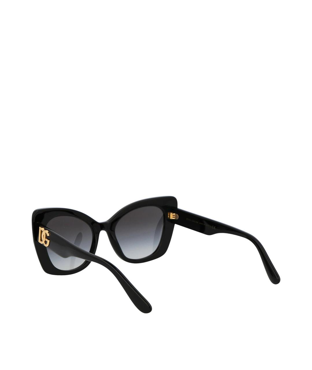 DOLCE&GABBANA Черные солнцезащитные очки, фото 4