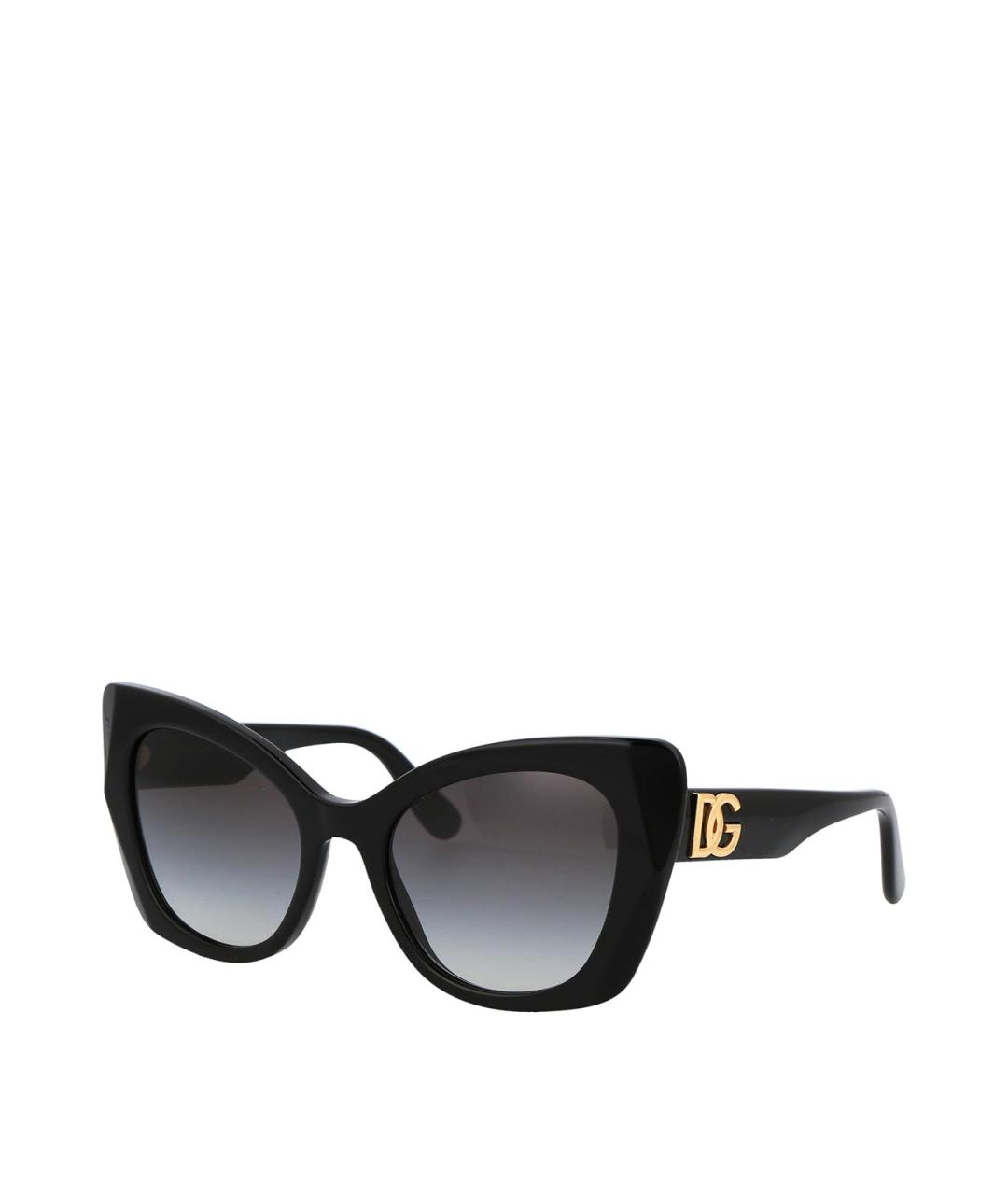 DOLCE&GABBANA Черные солнцезащитные очки, фото 2