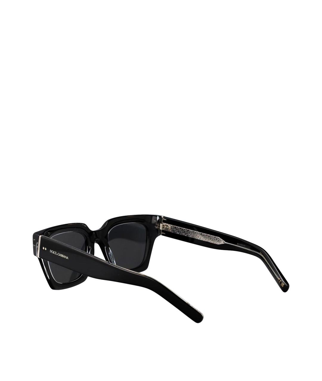 DOLCE&GABBANA Черные солнцезащитные очки, фото 4
