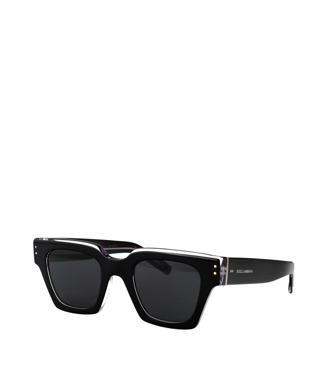 DOLCE&GABBANA Черные солнцезащитные очки, фото 2