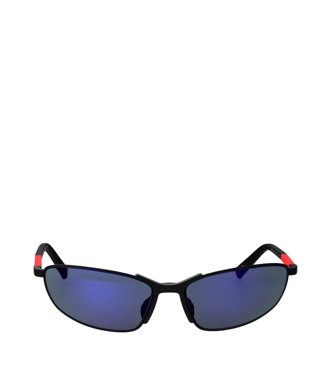 PRADA Черные металлические солнцезащитные очки, фото 1