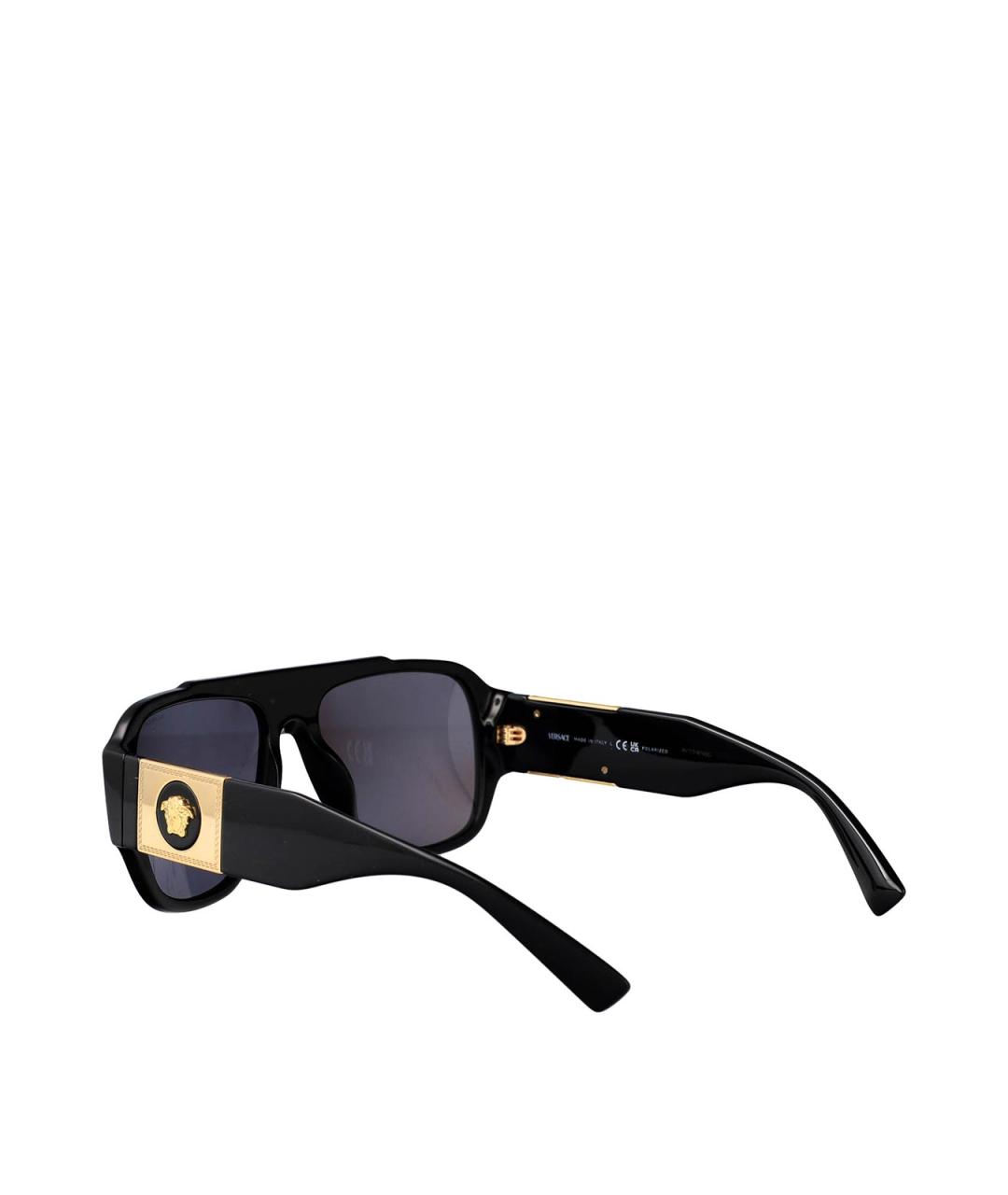 VERSACE Черные солнцезащитные очки, фото 4