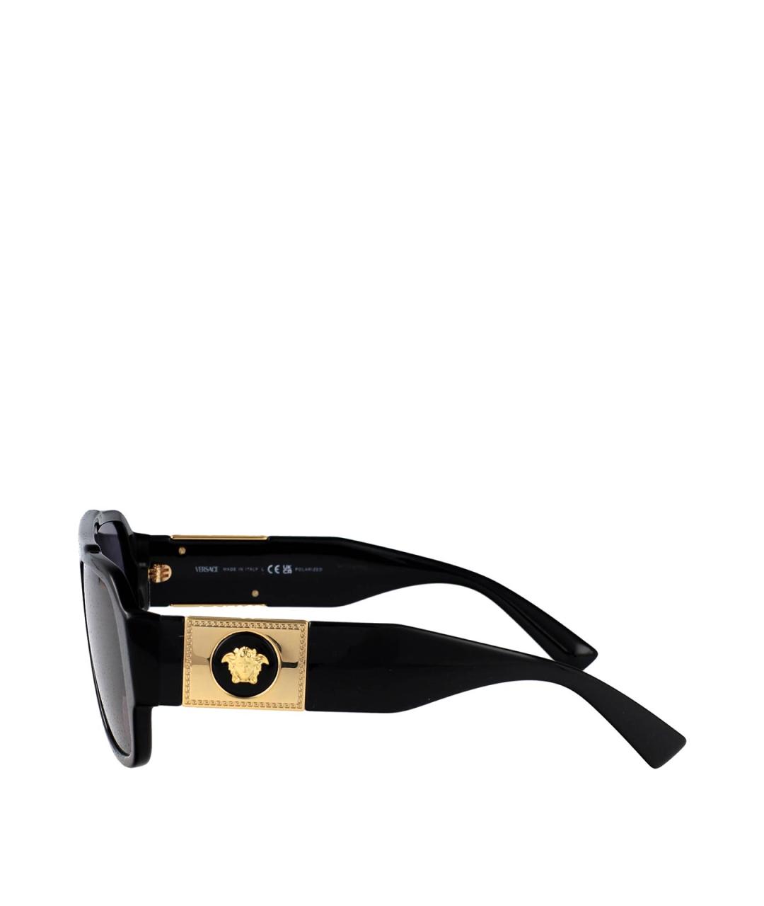 VERSACE Черные солнцезащитные очки, фото 3