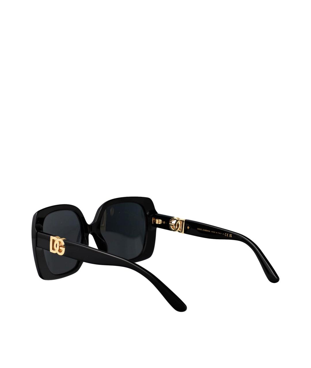 DOLCE&GABBANA Черные солнцезащитные очки, фото 4
