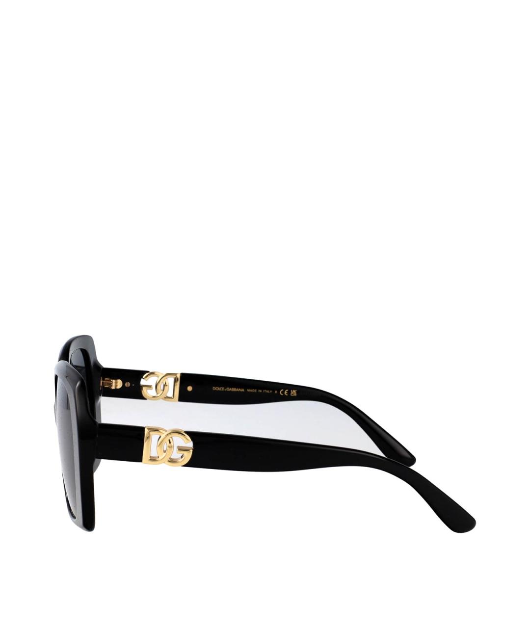 DOLCE&GABBANA Черные солнцезащитные очки, фото 3