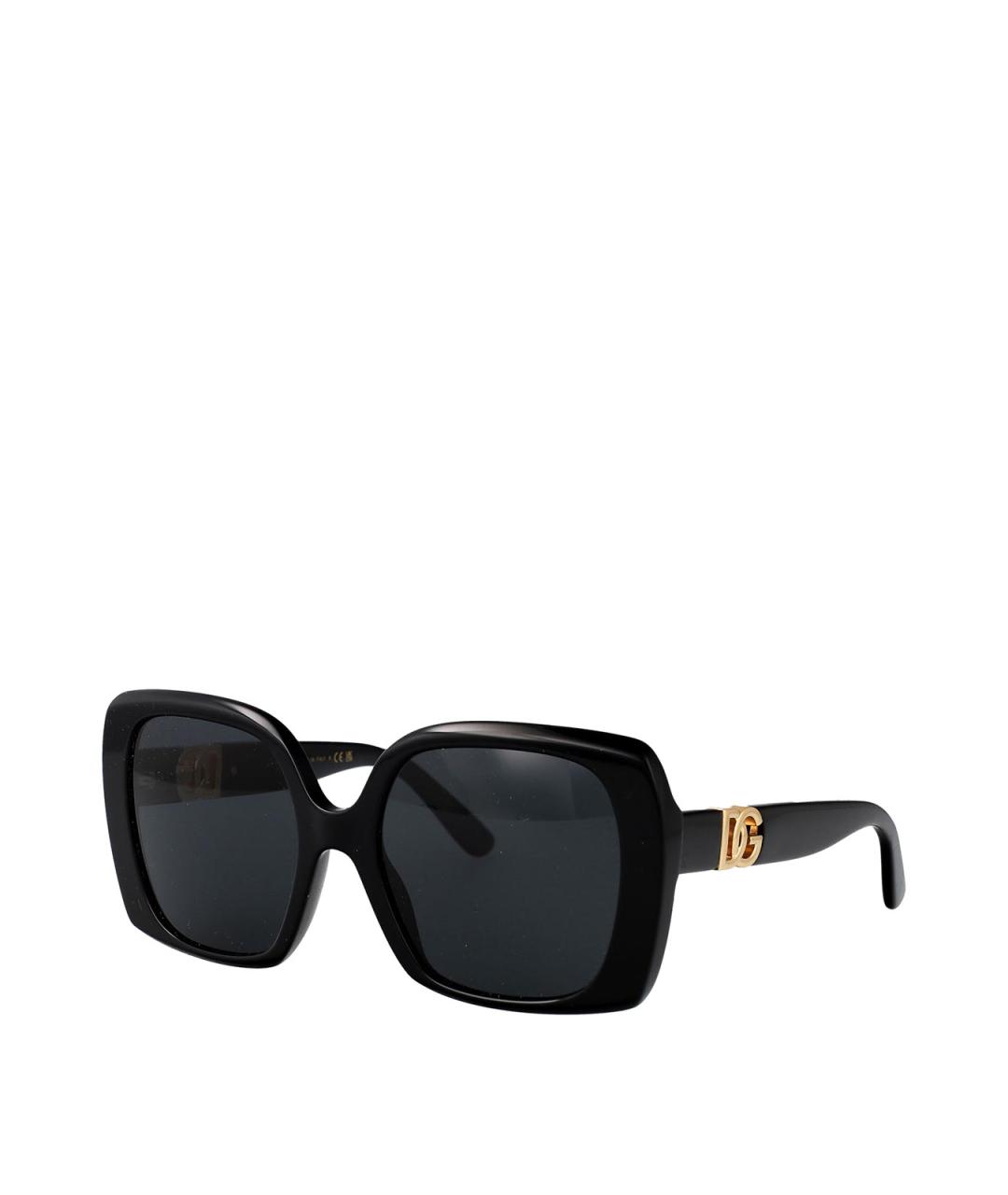 DOLCE&GABBANA Черные солнцезащитные очки, фото 2