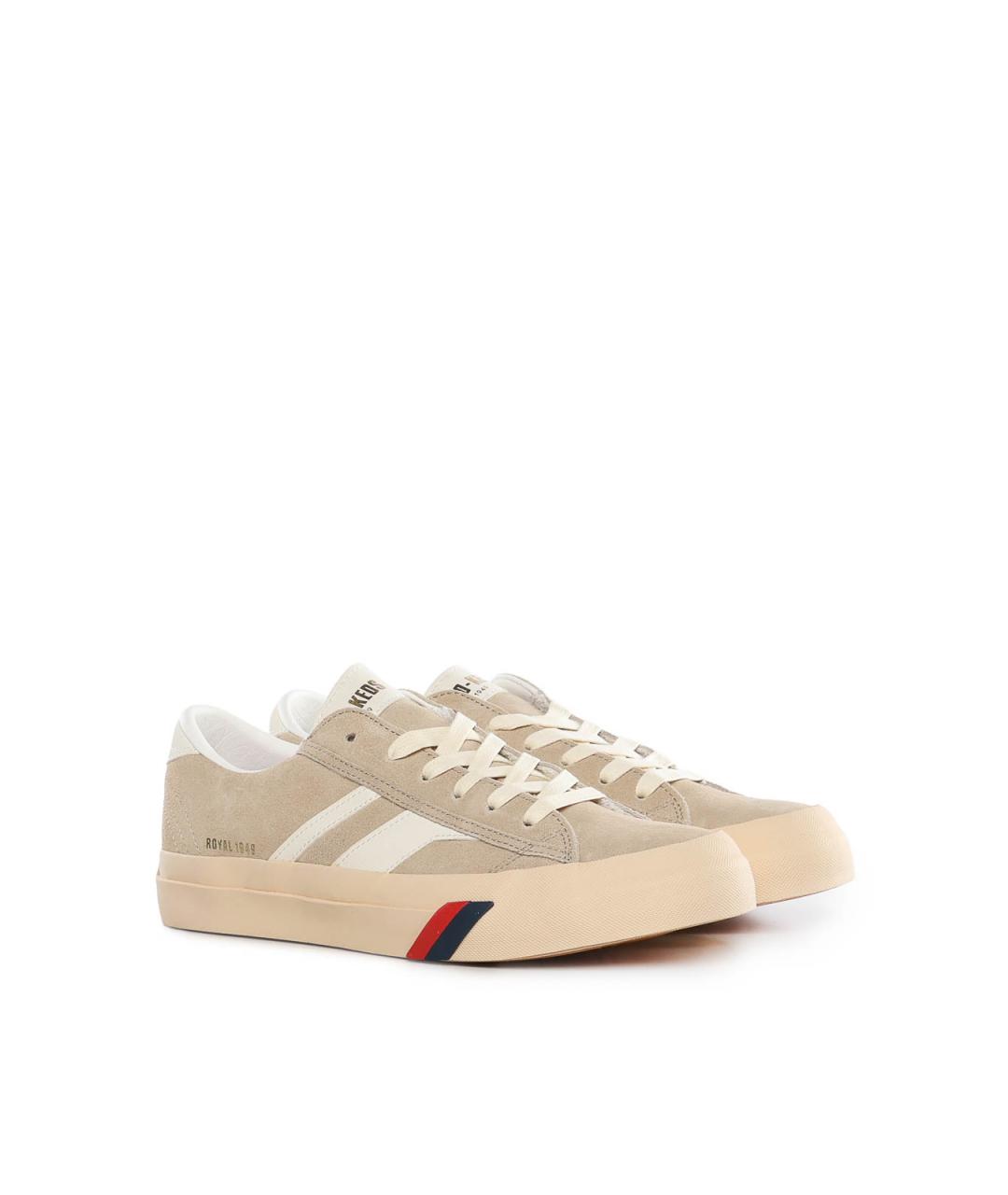 PRO-KEDS Коричневые замшевые низкие кроссовки / кеды, фото 2