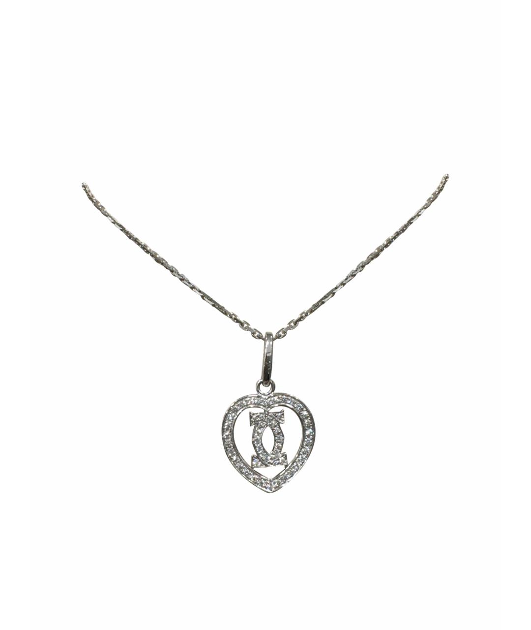 CARTIER Серебряная подвеска из белого золота, фото 1