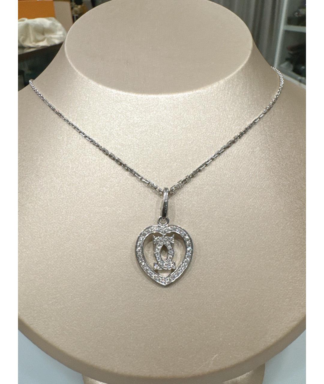 CARTIER Серебряная подвеска из белого золота, фото 8