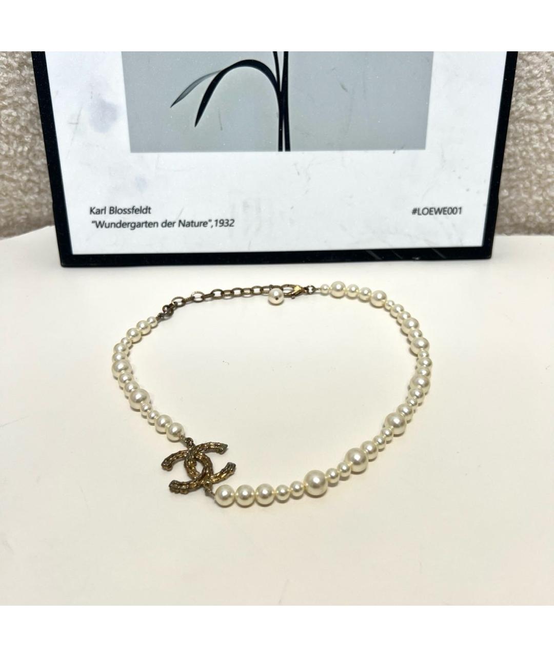 CHANEL Золотое колье, фото 7